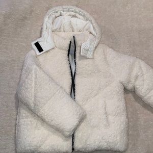 *BRAND NEW* ASOS White Sherpa Jacket